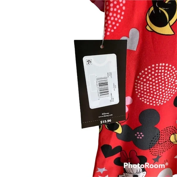 Valentine's Scrub V Neck Disney Top - Size Small Nurse Medical Dental Veterinary - Picture 9 of 9